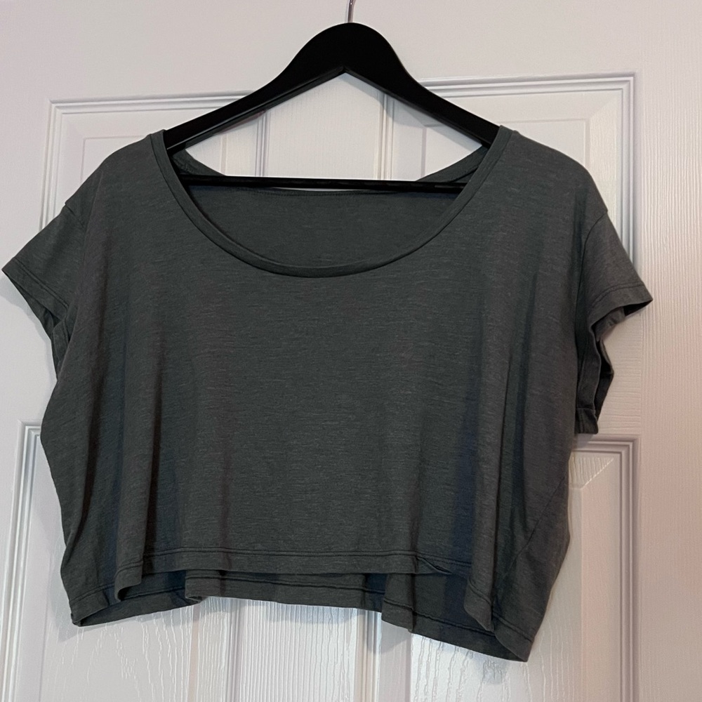 American apparel slouchy cropped tshirt